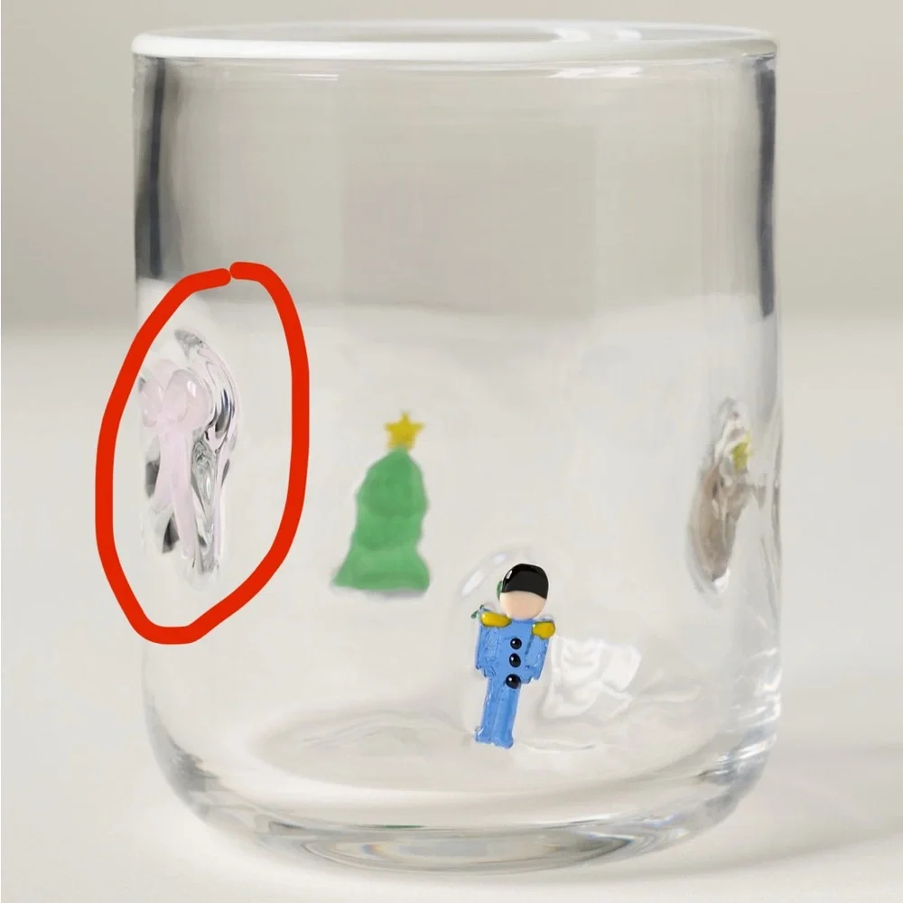 3 RARE Anthropologie Misprint Festive Icon Glasses - Nutcracker/Ballerina Flats - Picture 10 of 11